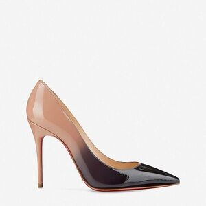 Christian Louboutin Decollete 554 100 patent degrade